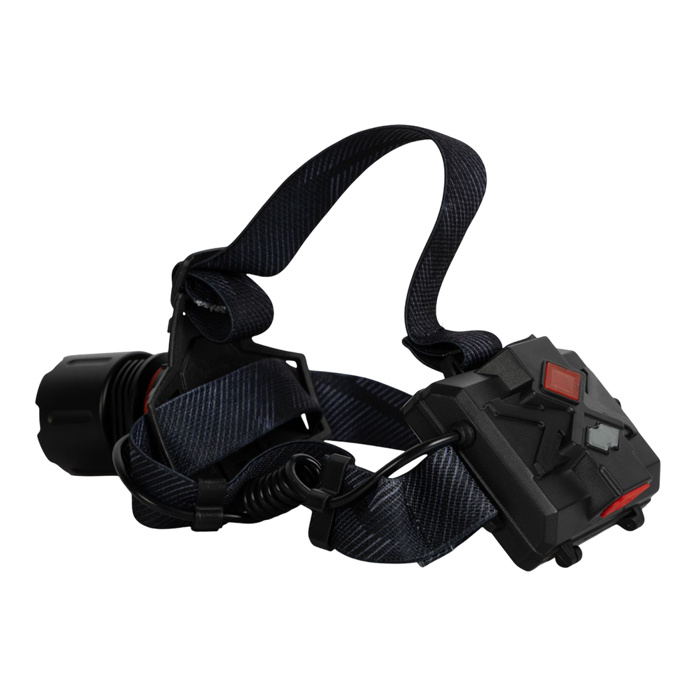 Фонарь налобный (аккумулятор 18650-3шт, белый+желтый диод TG, разъем Type-C, power bank). Фото №4