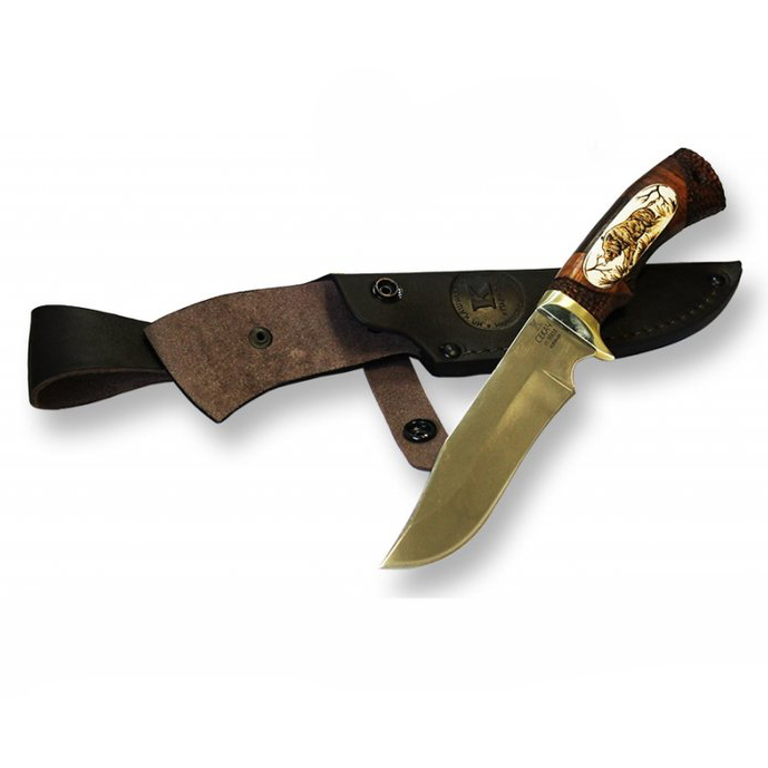 Нож "Секач" (95х18 с плашкой из кости) (Кашулин). Фото №1