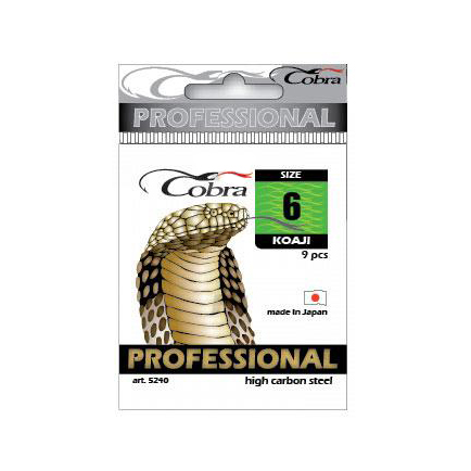 Крючки Cobra Professional KOAJI размер 014 10шт. Фото №2