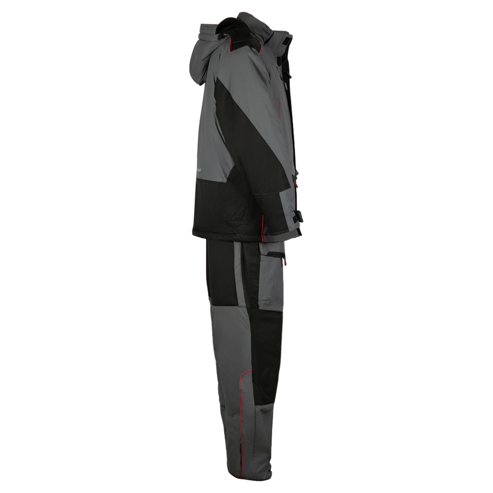 Костюм Huntsman Siberia цвет Серый/Черный ткань Breathable р. 48-50/170-176. Фото №3