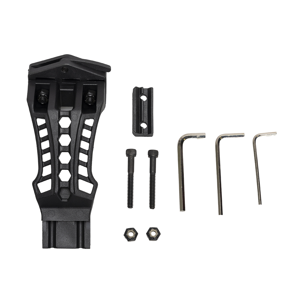 Арбалет блочный Man Kung XB65, блочный, black, кивер, 4 шт. стрелы, прицел, крепеж, воск, натяжитель. Фото №4