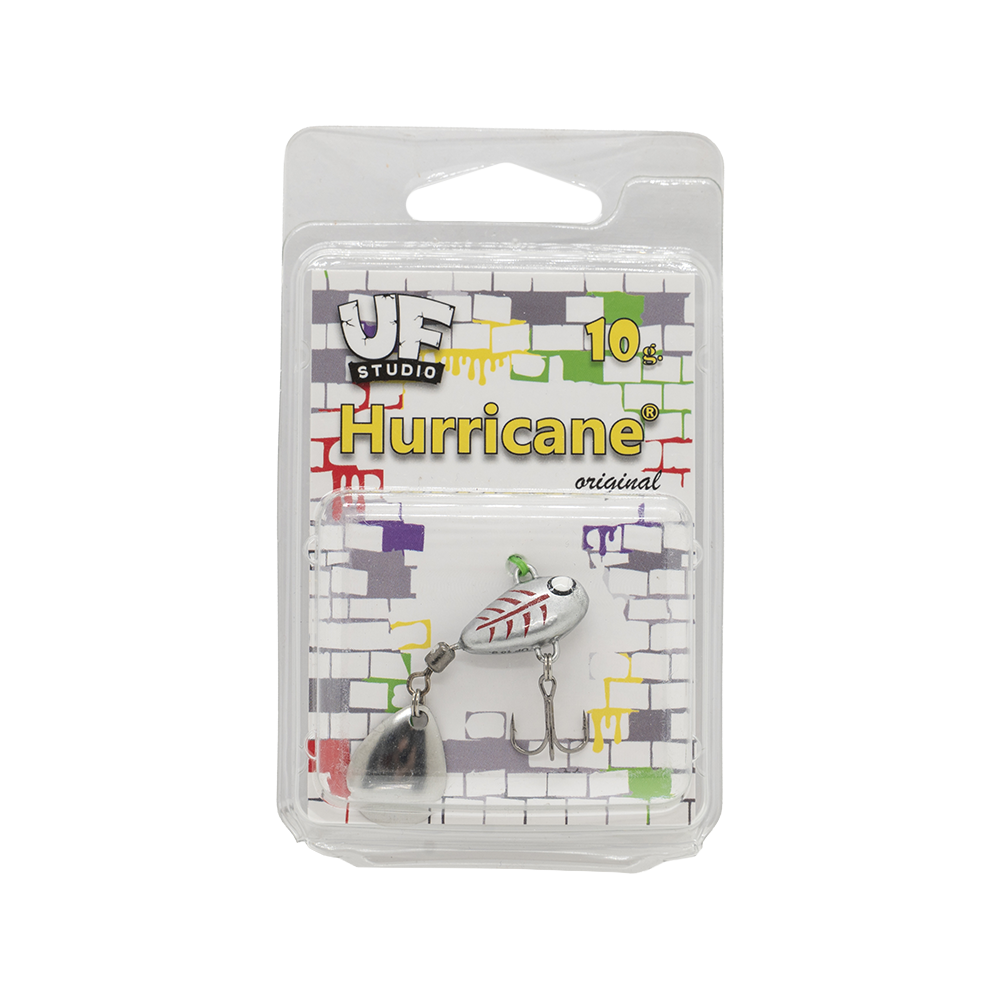 Тейл-спиннер UF Studio Hurricane 20мм, 10гр, цвет (Silver Ghost). Фото №2 Тейл-спиннер UF Studio Hurricane 20мм, 10гр, цвет (Silver Ghost). Фото №2