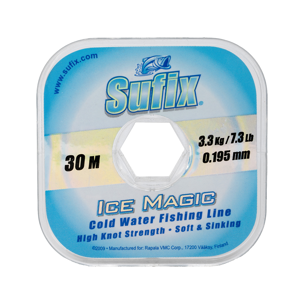 Леска Sufix Ice Magic x12 Platinum 30м, 0,195мм . Фото №1 Леска Sufix Ice Magic x12 Platinum 30м, 0,195мм . Фото №1