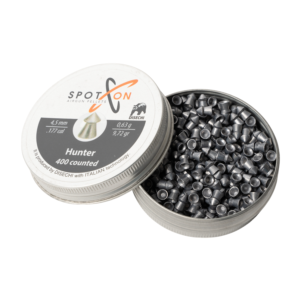 Пуля пневматическая SPOTON Hunter 4,5 мм, 0,63 гр. (400 шт) (100 в упаковке). Фото №2