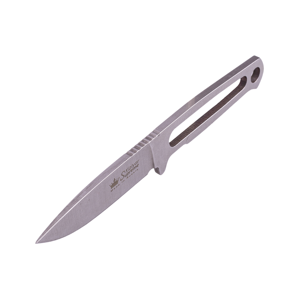 Нож Kizlyar Supreme Sturm Mini, клинок AUS-8 Stonewash, кожаный чехол. Фото №3