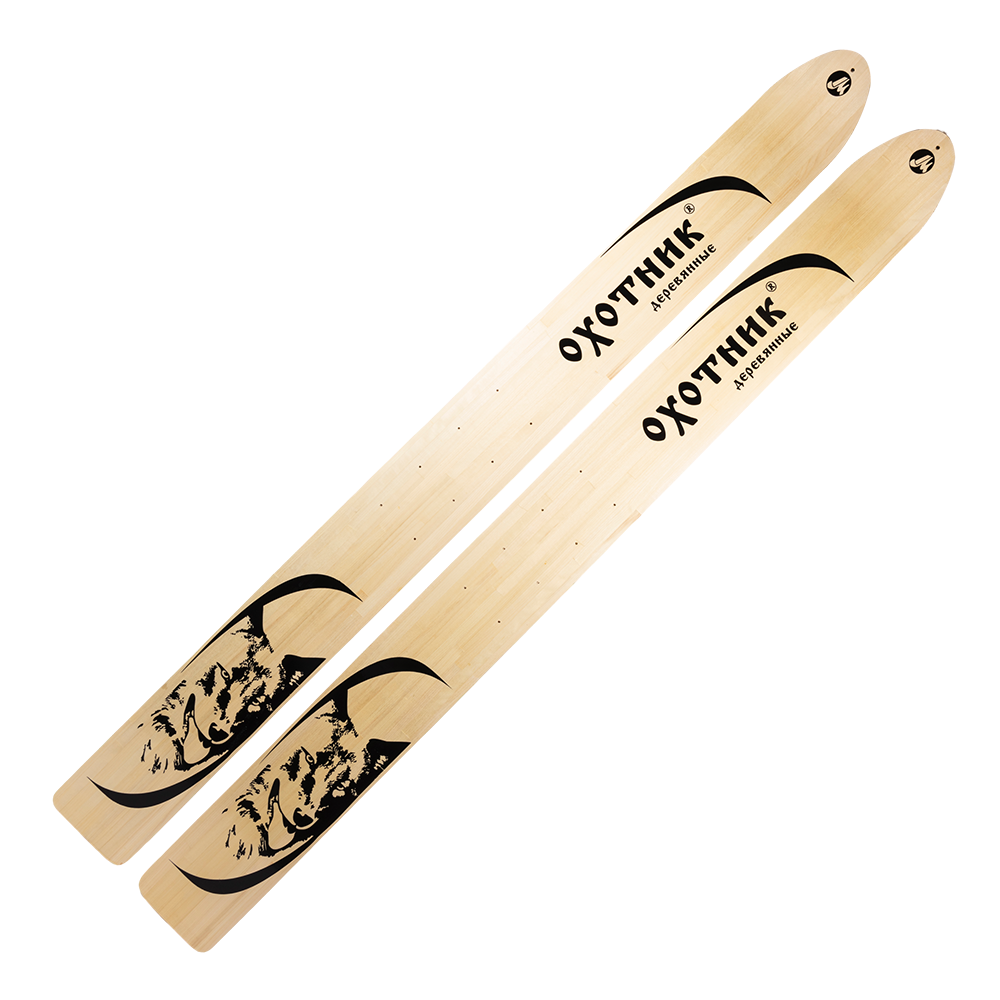 Лыжи "Охотник" 165см (дерево)  . Фото №1