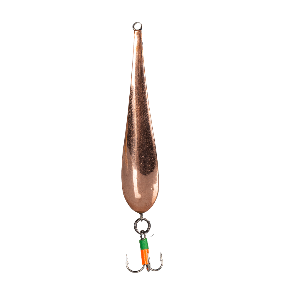 Блесна Мастерская Власова И.В. "Борода" (Капелька) 45мм, тройник. Фото №1