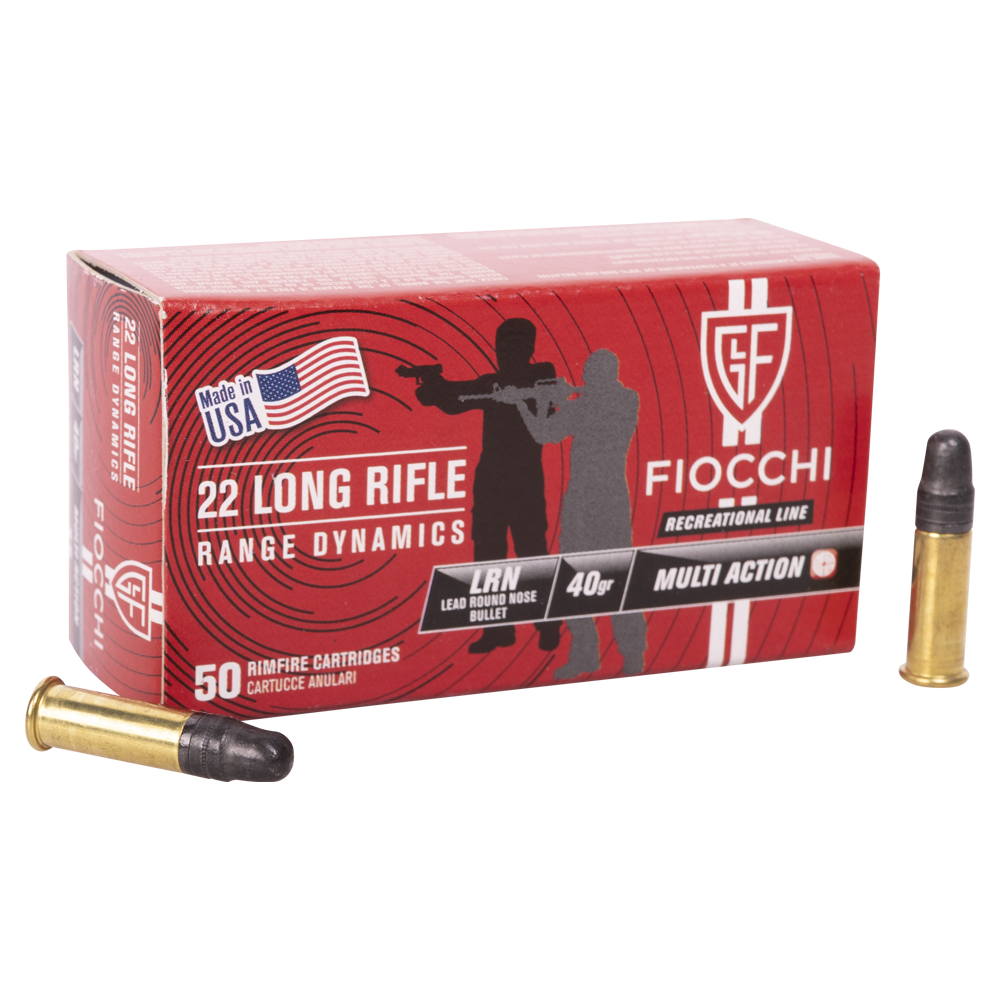 Патрон нарезной FIOCCHI калибр 22 LR RANGE 2,69 гр. (в пачке 50 шт.). Фото №1