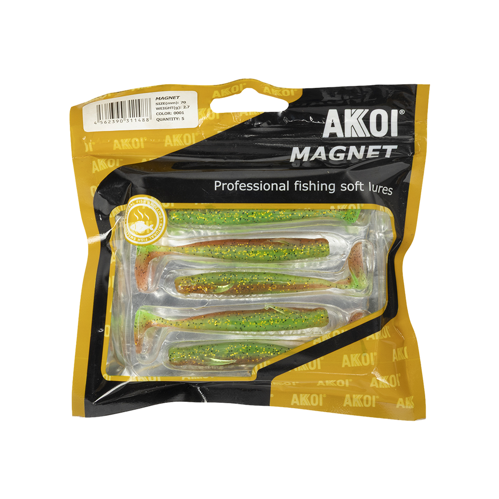 Приманка AKKOI Magnet (виброхвост) 70 1 (уп. 5/8шт). Фото №1 Приманка AKKOI Magnet (виброхвост) 70 1 (уп. 5/8шт). Фото №1