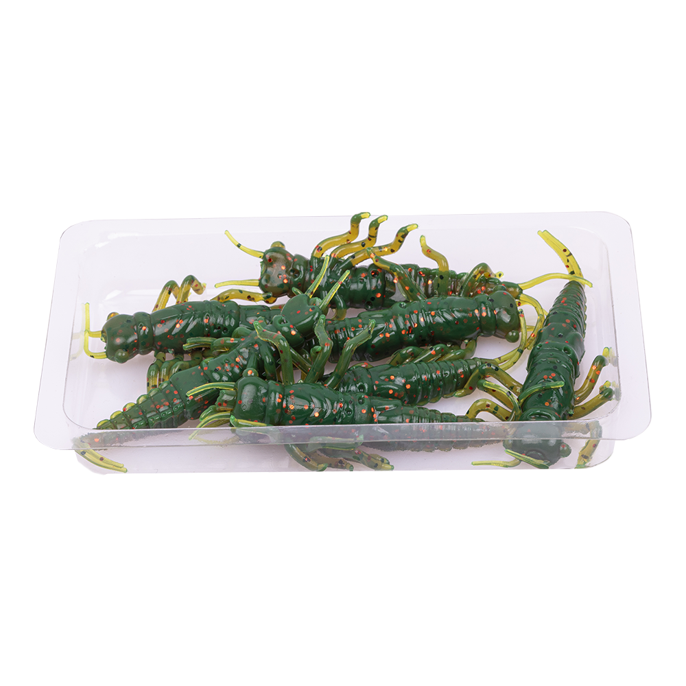 Твистер Lucky John Pro Series Nayada 2,5" 64мм, (7шт. упак.) цвет PA16. Фото №4