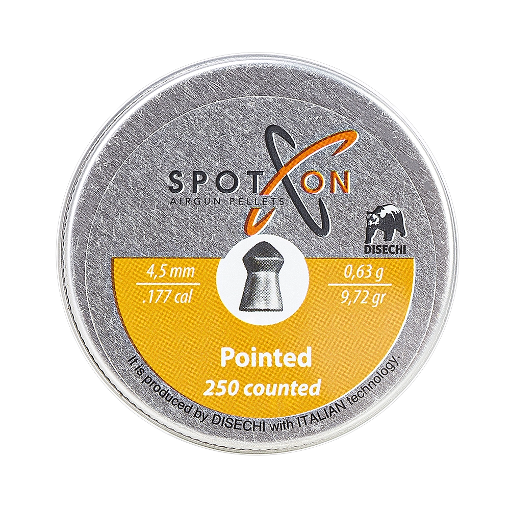 Пуля пневматическая SPOTON Pointed 4,5 мм, 0,63 гр. (250 шт). Фото №5 Пуля пневматическая SPOTON Pointed 4,5 мм, 0,63 гр. (250 шт). Фото №5