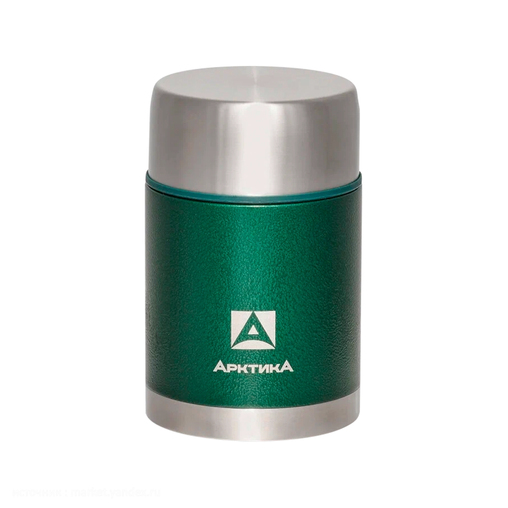 Термос "Арктика" вакуумный, бытовой, с широким горлом в чехле (зелёный), 0,8 л. Фото №3
