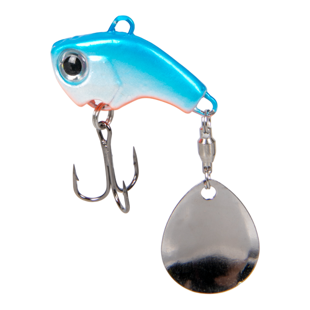 Тейл-спиннер Fish Hawk VIBEZ 21гр, цвет 07 голуб. Фото №1