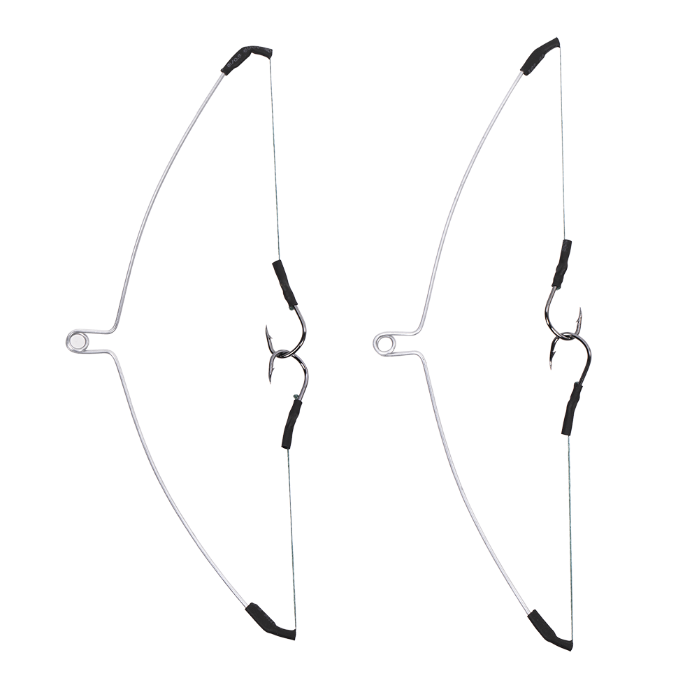 Снасть карповая КОРОМЫСЛО оснащ. 120мм крючок №8 (уп.4шт.). Фото №2