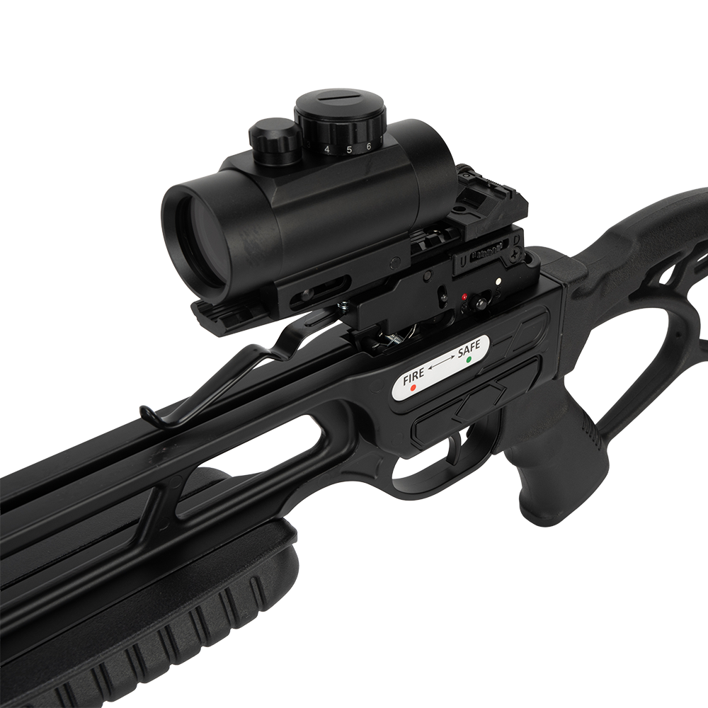 Арбалет рекурсивный Man Kung 185, черный, 4 стрелы, натяжитель, ремень, кивер. Фото №7 Арбалет рекурсивный Man Kung 185, черный, 4 стрелы, натяжитель, ремень, кивер. Фото №7