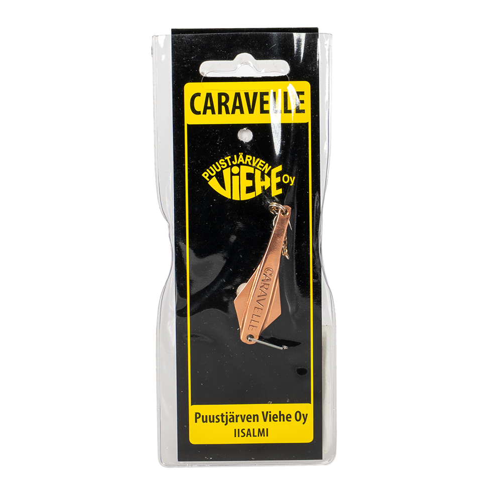 Блесна Puustjarven Caravelle 50мм, 5гр, цвет (Hop/Kup) цепочка-крючок. Фото №1