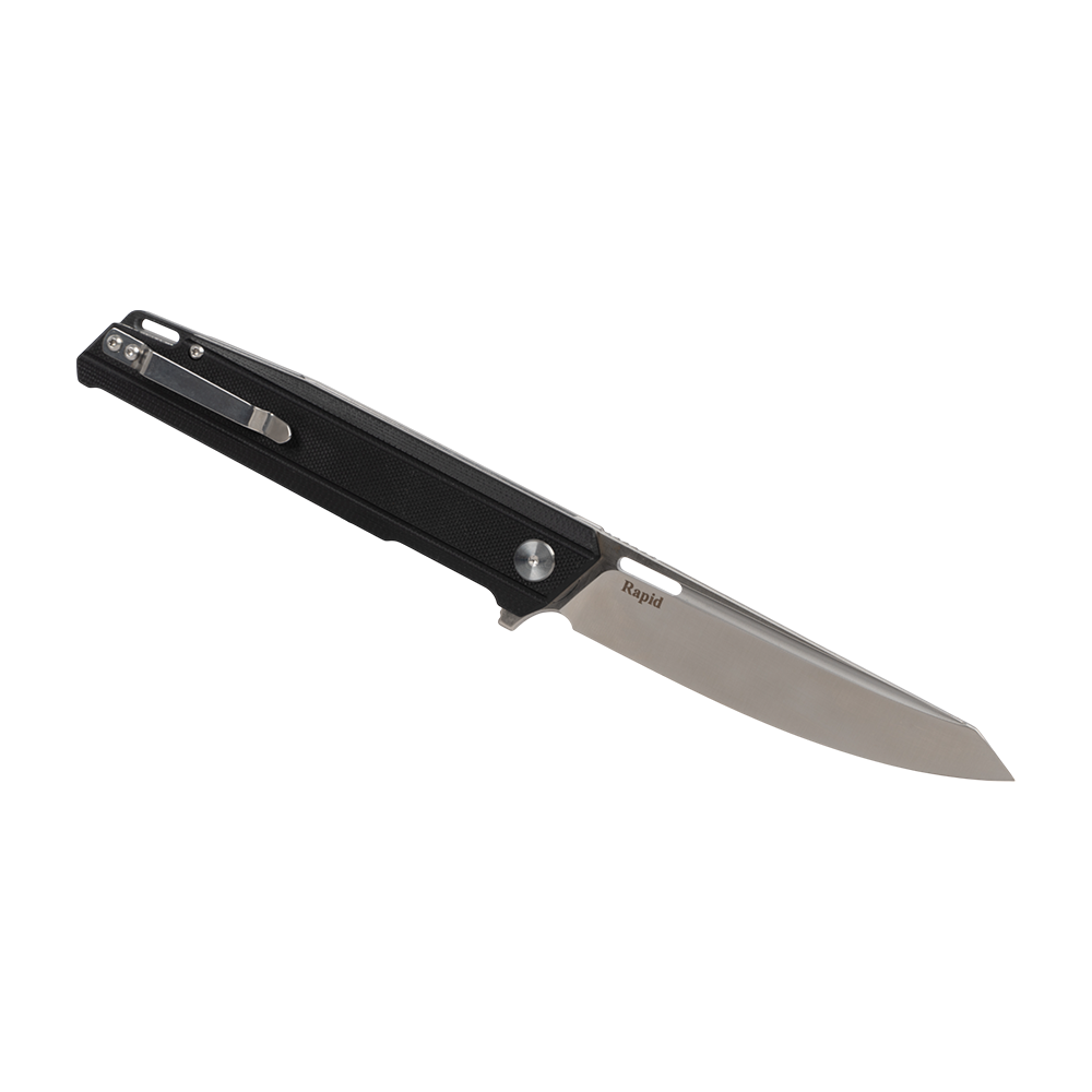 Нож складной Кизляр Rapid, клинок D2, рукоять G10, чёрный. Фото №1