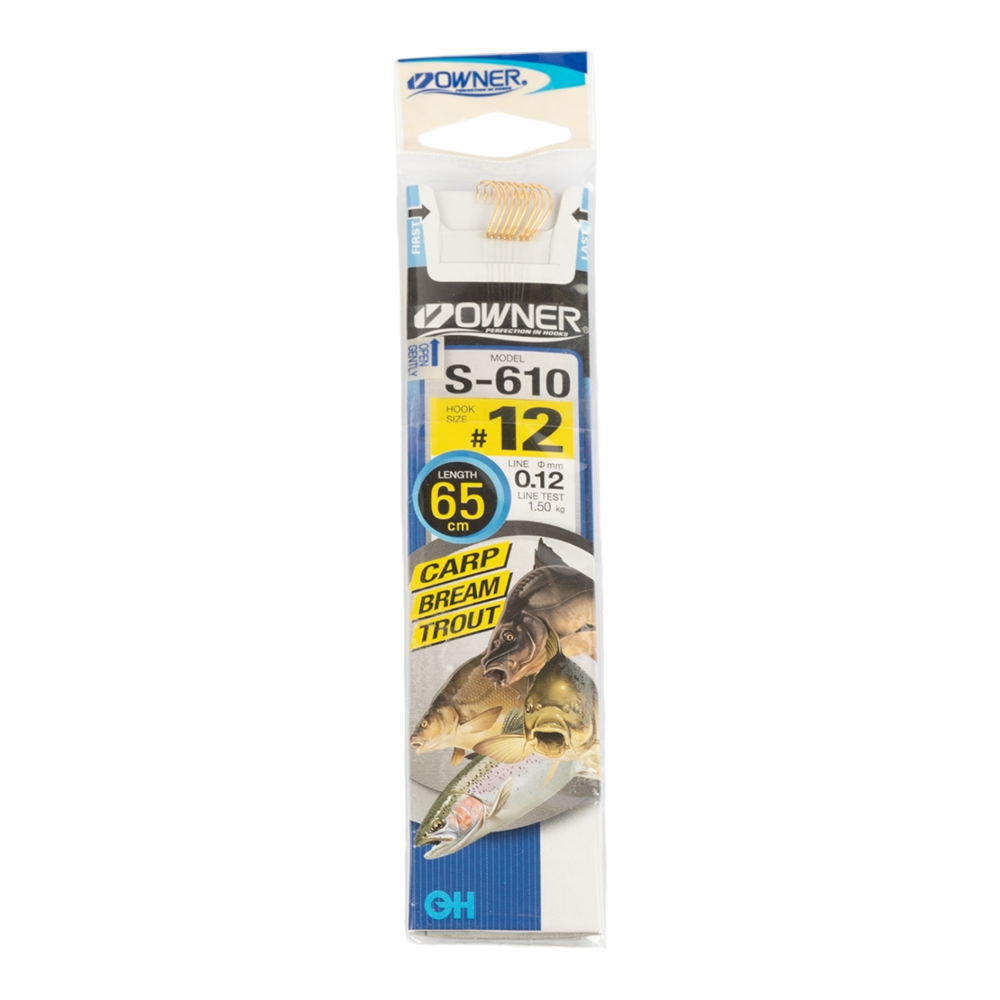 Крючок с поводком Owner S-610 12-0.12. Фото №1