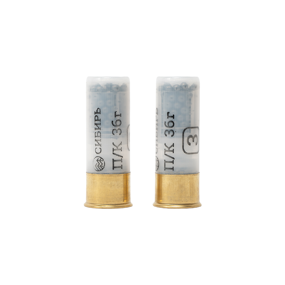 Патрон СИБИРЬ PREMIUM 12/70 охотничий дробовой 36г №3 ПОЛУМАГНУМ (CX-2000) (пачка 25 шт) (в кор.250шт). Фото №3