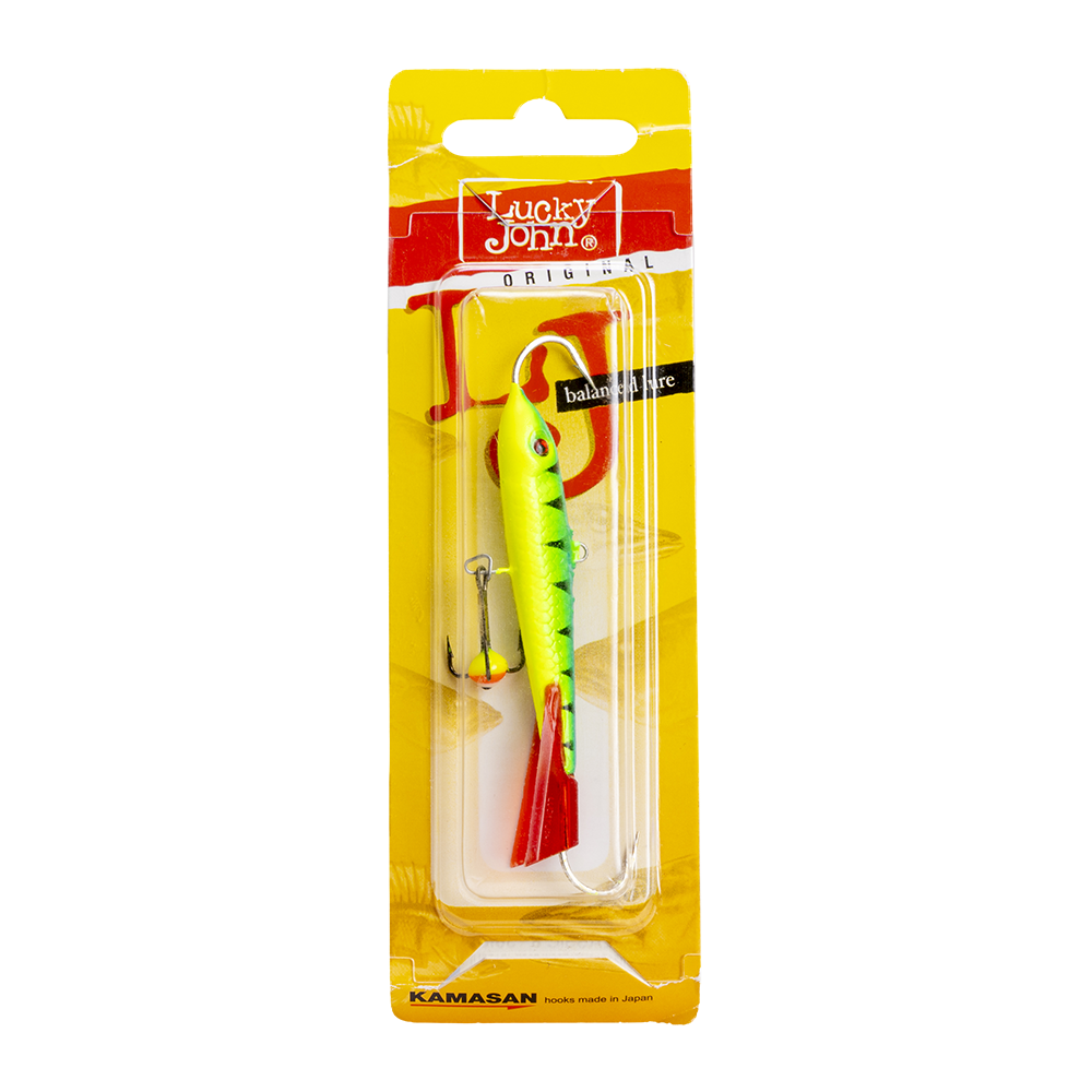 Балансир Lucky John CLASSIC 80мм, 25гр, цвет (36RT) с тройником. Фото №3