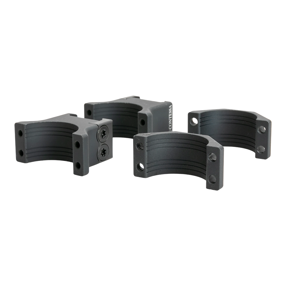 Кольца Contessa 30мм на Picatinny, h=12мм, два стопора, алюминиевый сплав. Фото №2 Кольца Contessa 30мм на Picatinny, h=12мм, два стопора, алюминиевый сплав. Фото №2