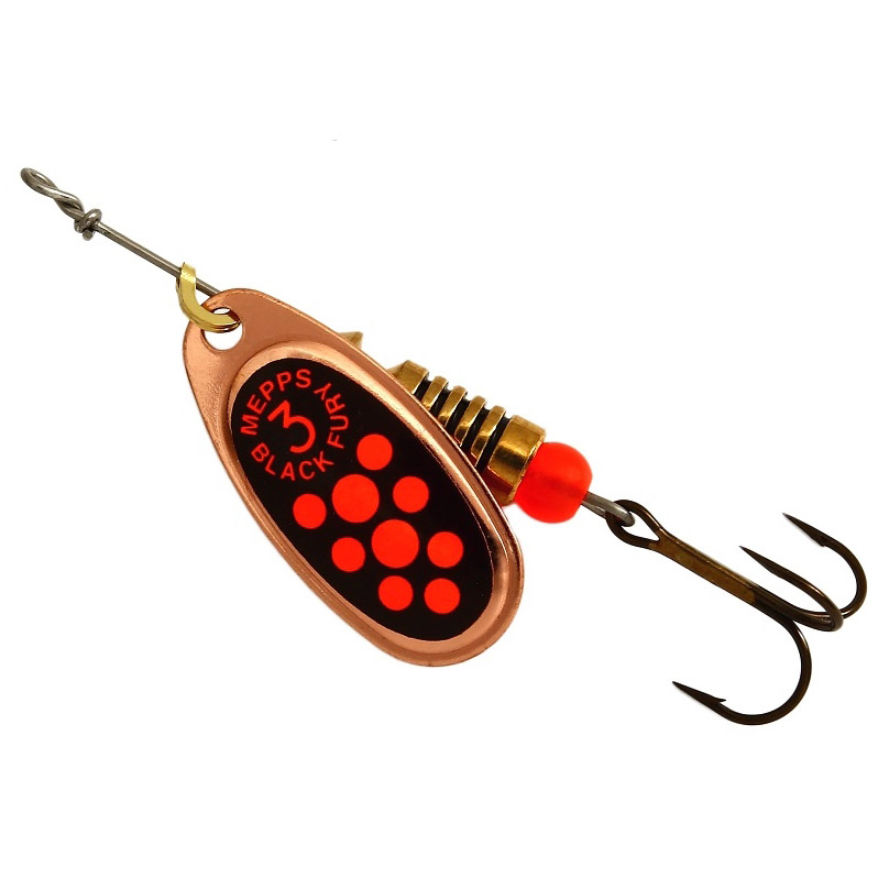 Блесна вращающаяся Mepps BLACK FURY 4 Copper/orange. Фото №2
