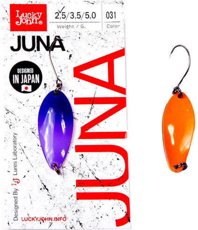 Блесна колеблющаяся Lucky John Juna 33мм, 3,5гр, цвет (031). Фото №1