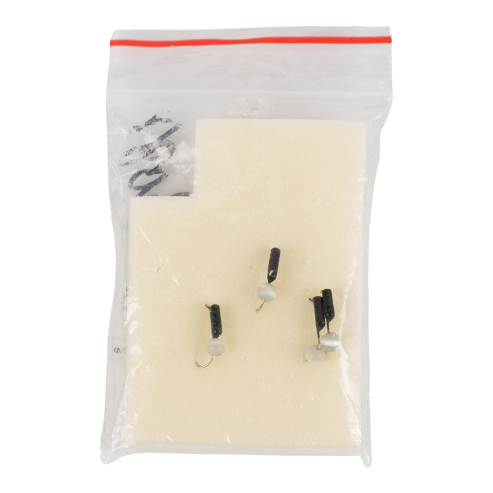 Мормышка вольфрамовая Trye Weight черная "Гвоздешарик" d2,0мм кошачий глаз, белый (10шт). Фото №1 Мормышка вольфрамовая Trye Weight черная "Гвоздешарик" d2,0мм кошачий глаз, белый (10шт). Фото №1