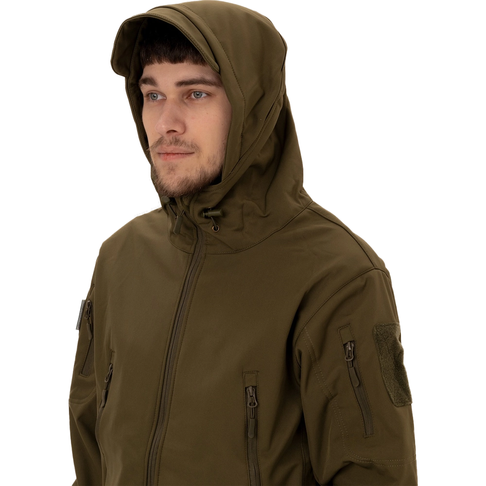 Куртка Remington Shark skin soft shell jacket Army Green р. S. Фото №7