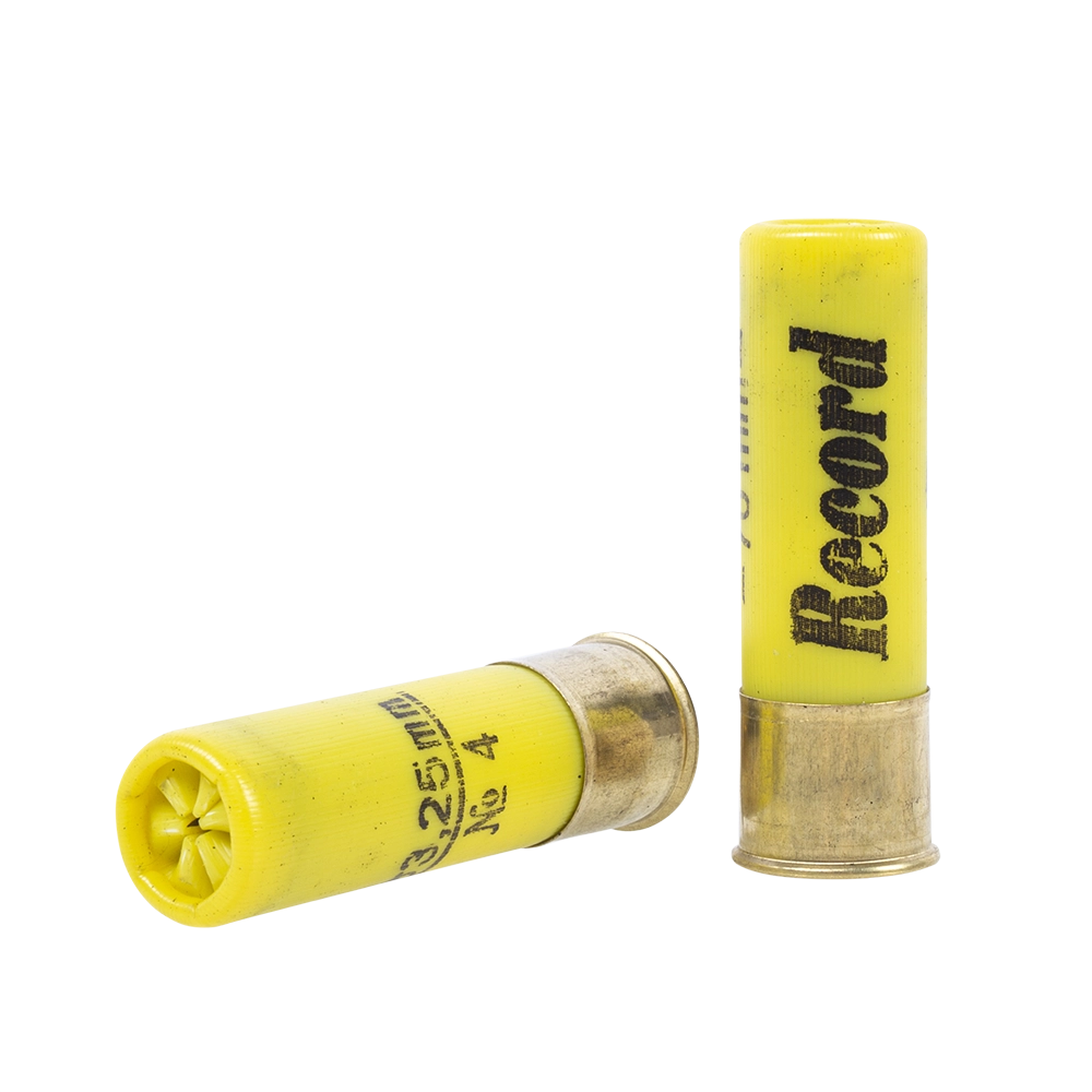 Патрон РЕКОРД 20/70 дробь № 4 (в пачке 25 шт.) (в коробке 250 шт.). Фото №3