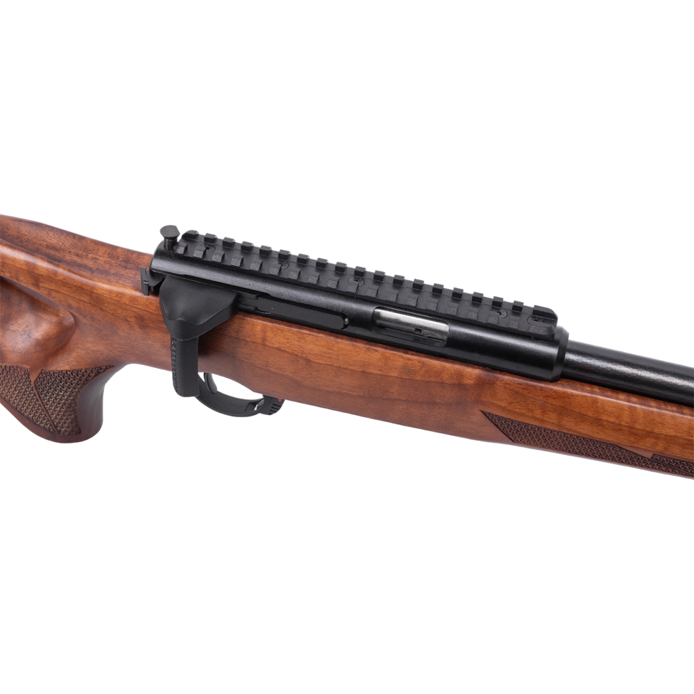 Карабин охотничий "141" калибр 22LR, ствол, длина ствола 371 мм, орех, без открытых прицельных приспособлений.. Фото №5