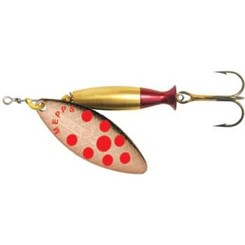 Блесна вращающаяся Mepps Aglia LONG HEAVY,2 SILVER/RED PTS. Фото №2