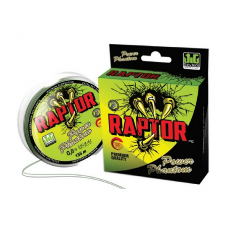 Шнур Power Phantom Raptor PE, 135м, зеленый fluo #2,5, 0,25мм, 20,4кг. Фото №2