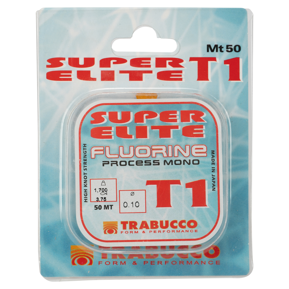 Леска SUPER ELITE FLUORINE 50m 0.10. Фото №1