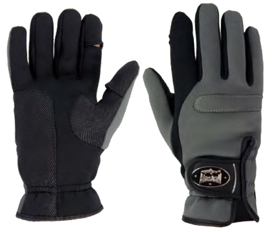 Перчатки неопреновые Alaskan Daily XL серый / черный. Фото №1