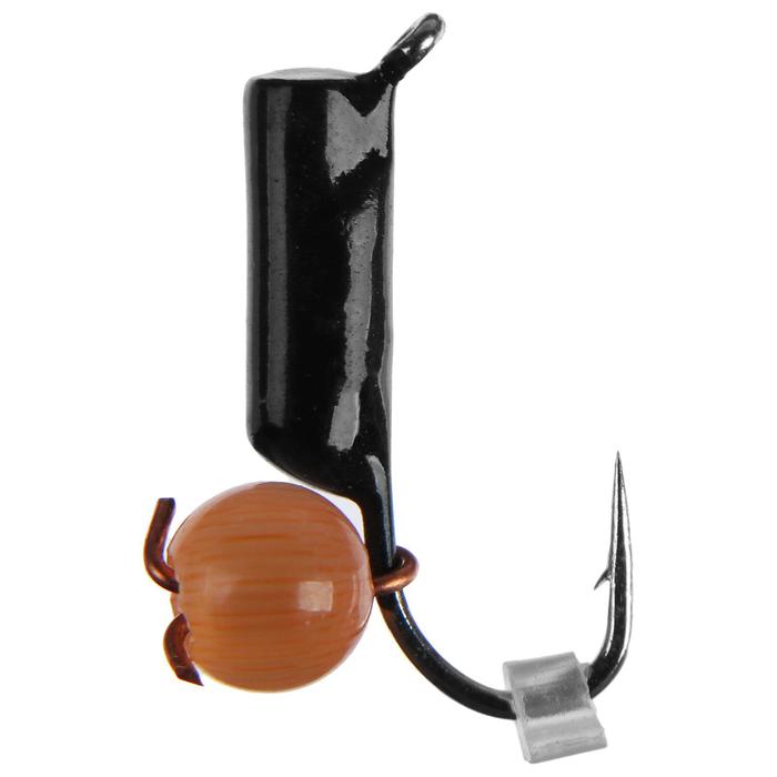 Мормышка вольфрамовая Trye Weight черная "Кошачий глаз" d2,0мм подвес, оранжевый (10шт). Фото №2 Мормышка вольфрамовая Trye Weight черная "Кошачий глаз" d2,0мм подвес, оранжевый (10шт). Фото №2