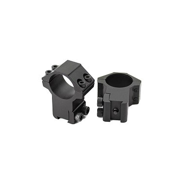 Кольца LEAPERS 25,4мм на призму 10-12мм высокие. Фото №3