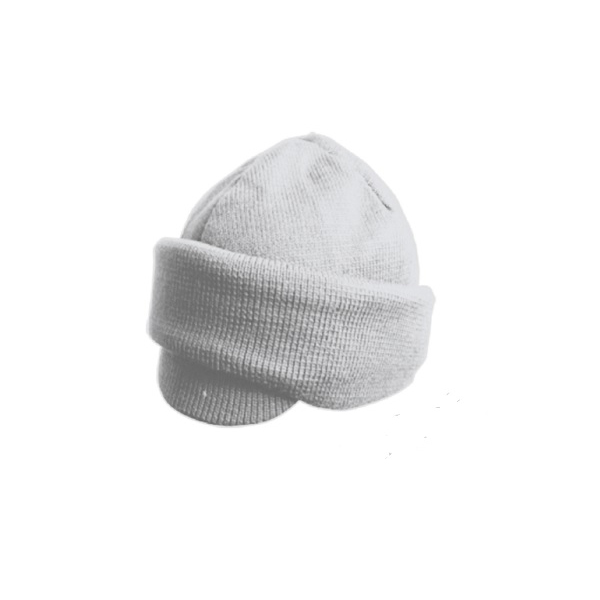 Шапка "Охотника" (п/шерсть, белый) (58-59) (Хольстер). Фото №2