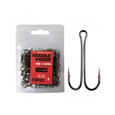 Крючки Saikyo Long Double Hook KH-11040-2/0. Фото №2