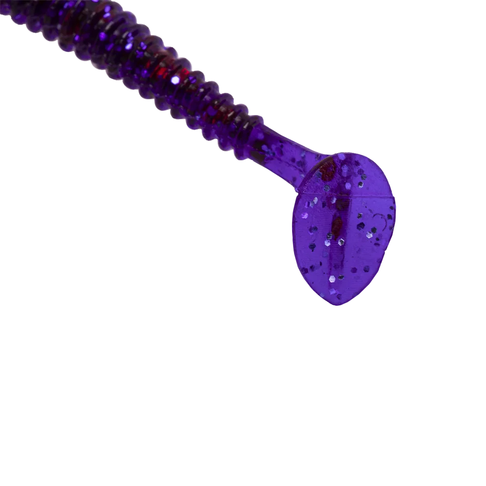 Виброхвост Helios Liny Catcher 2,35"/6 см Fio 12шт. (HS-5-012). Фото №3