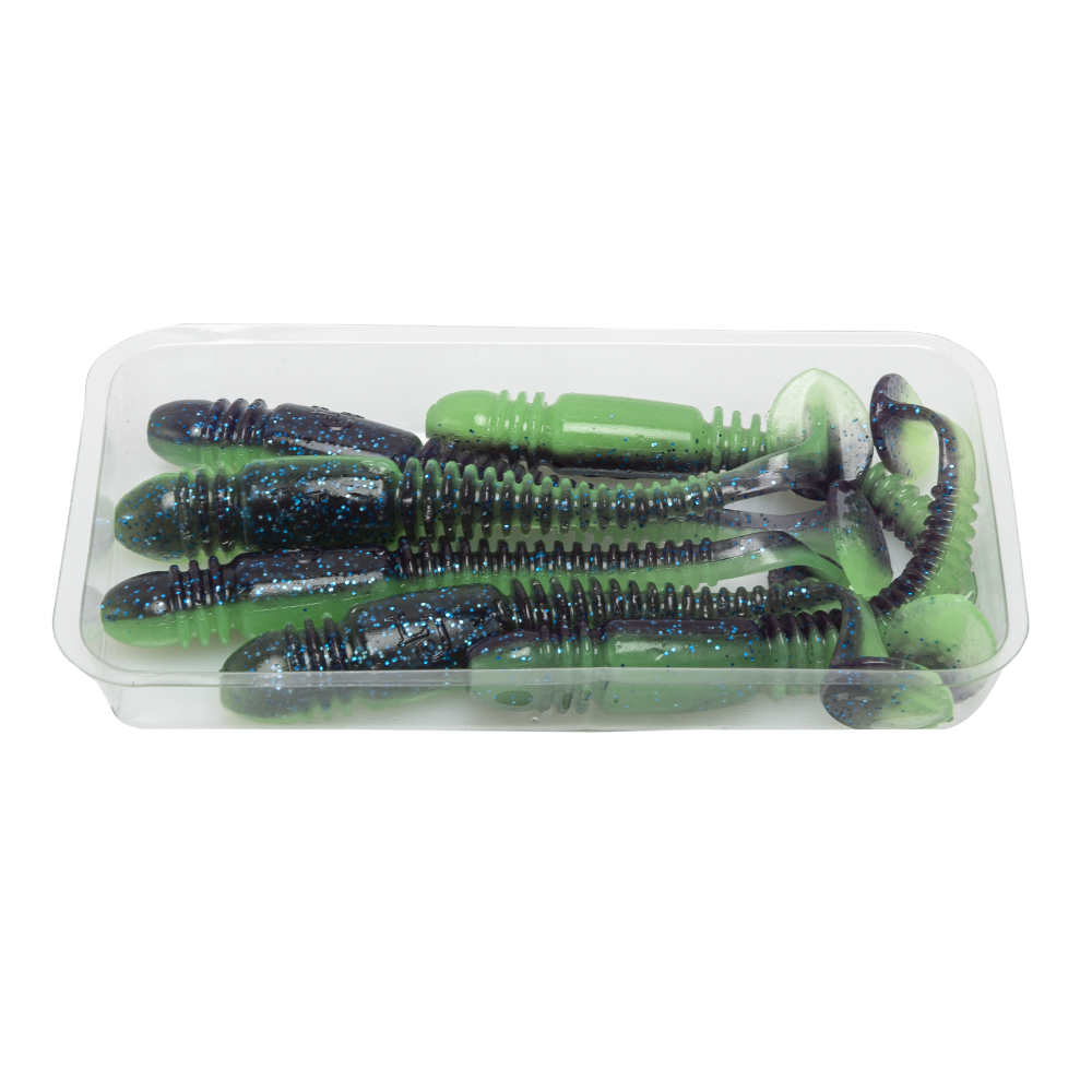 Виброхвост Lucky John Pro Series Tioga 3,4" 86мм, (6шт. упак.) цвет T53. Фото №3 Виброхвост Lucky John Pro Series Tioga 3,4" 86мм, (6шт. упак.) цвет T53. Фото №3