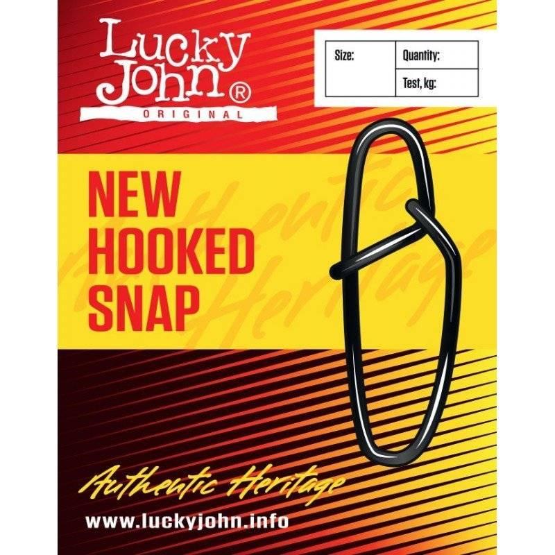 Застежка Lucky John NEW HOOKED SNAP 005 10шт. Фото №2 Застежка Lucky John NEW HOOKED SNAP 005 10шт. Фото №2