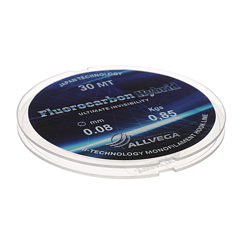 Леска ALLVEGA "FLUOROCARBON Hybrid" 0.16мм (30м). Фото №1 Леска ALLVEGA "FLUOROCARBON Hybrid" 0.16мм (30м). Фото №1