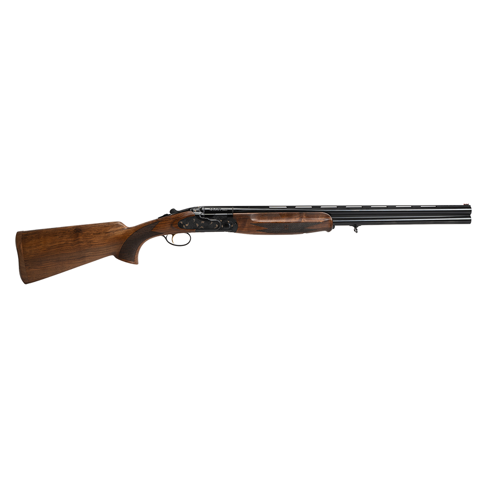 Ружье ATA SP Avangarde Black (сталь, черная колодка с цветочной гравировкой), 12/76,660мм, орех класс 2, кейс. Фото №1 Ружье ATA SP Avangarde Black (сталь, черная колодка с цветочной гравировкой), 12/76,660мм, орех класс 2, кейс. Фото №1