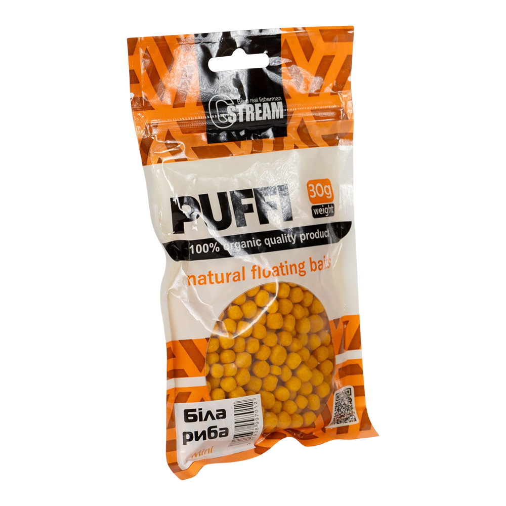 Воздушное пенотесто G.STREAM белая рыба, 30г. Фото №2