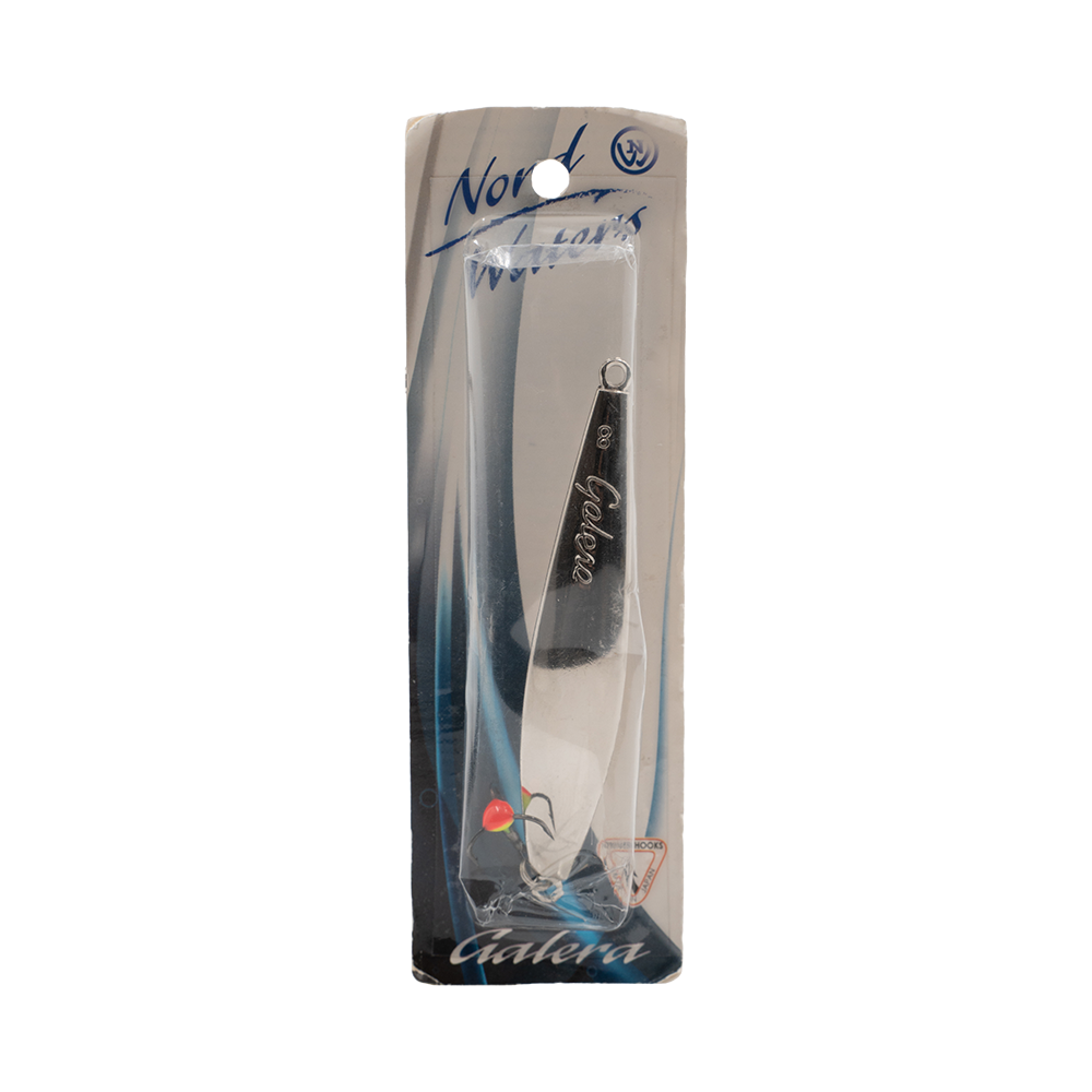 Блесна Северные мастерские Galera 80мм, 17гр, цвет (SI) тройник. Фото №1