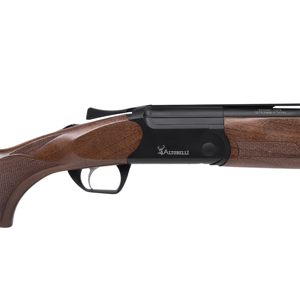 Ружье Altobelli ALB-101 AX TRP Black,калибр 12/76,L=710 (орех, экстрактор, сталь, широкая планка, регулируемая щека, кейс). Фото №3