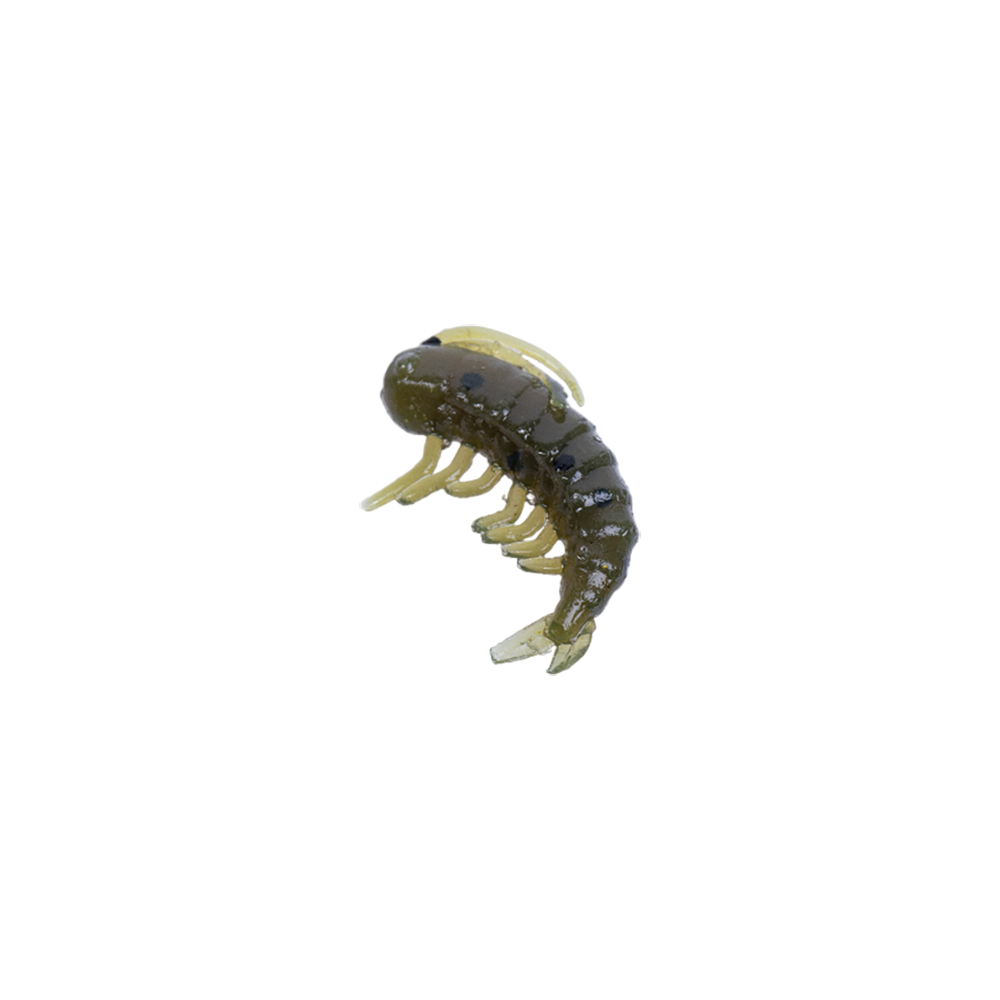 Мормыш искусственный съедобный ароматизированный TKS29000106F2-10MM цвет естественный тёмно-зелёный, креветка. Фото №2 Мормыш искусственный съедобный ароматизированный TKS29000106F2-10MM цвет естественный тёмно-зелёный, креветка. Фото №2