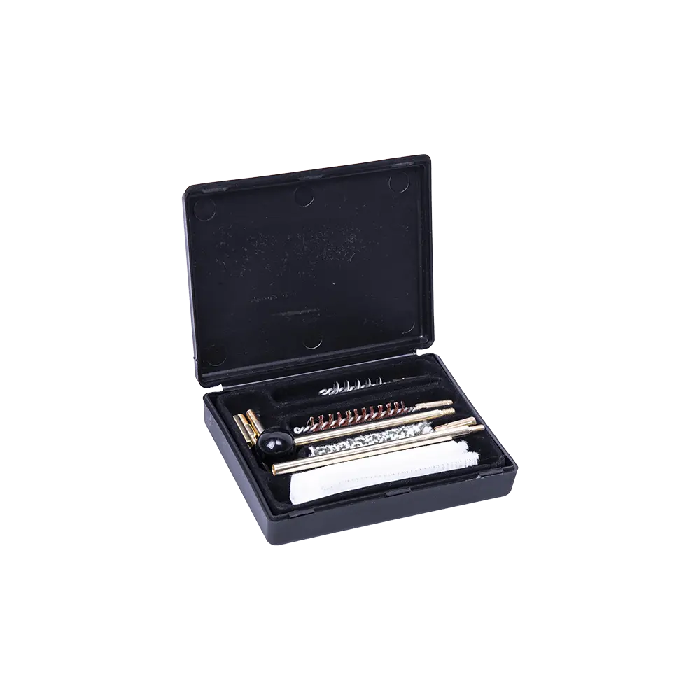 Набор для чистки оружия Remington пистолетный, калибр 9 (в пластиковом черном кейсе). Фото №3 Набор для чистки оружия Remington пистолетный, калибр 9 (в пластиковом черном кейсе). Фото №3