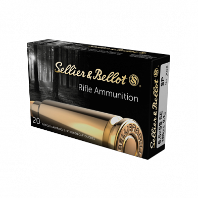 Патрон нарезной Sellier&Bellot 223 Rem SP 3.6гр. п/об. (20шт). Фото №2